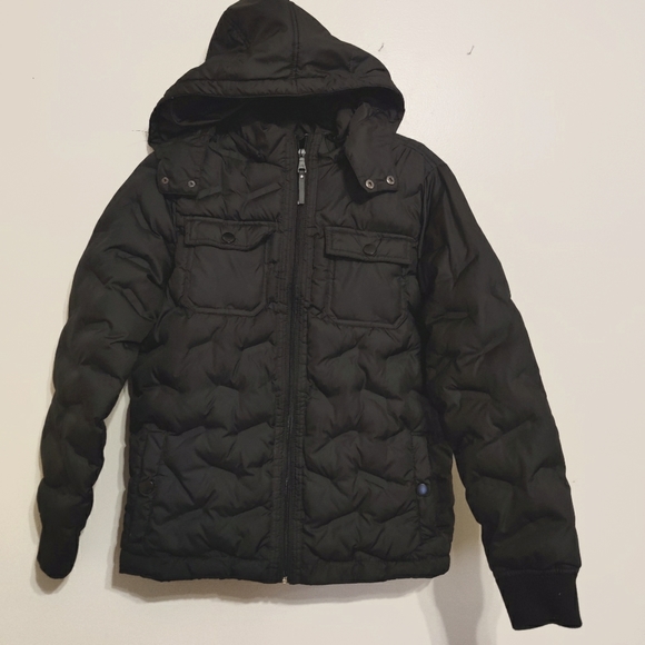 Black hooded jacket size 18/20 - Picture 1 of 5